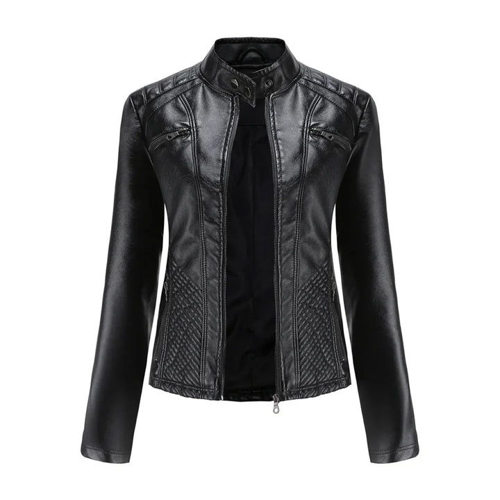Drune | Stilvolle Leder Damenjacke mit zeitlosem Design