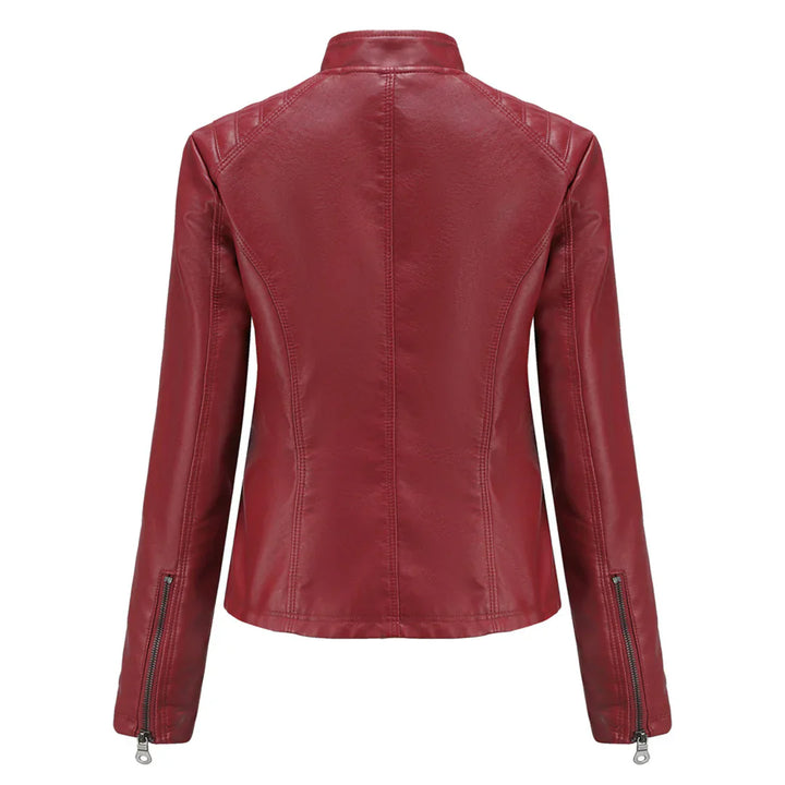 Drune | Stilvolle Leder Damenjacke mit zeitlosem Design