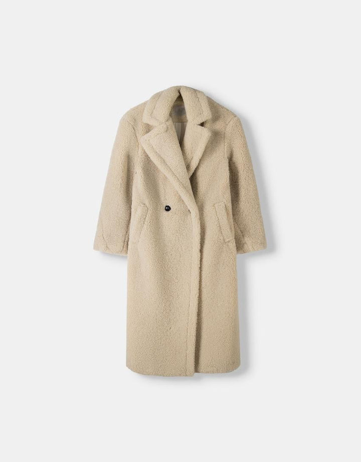 Drune | Eleganter Übergroßer Kunstpelzmantel für Damen - Stilvoll und Warm