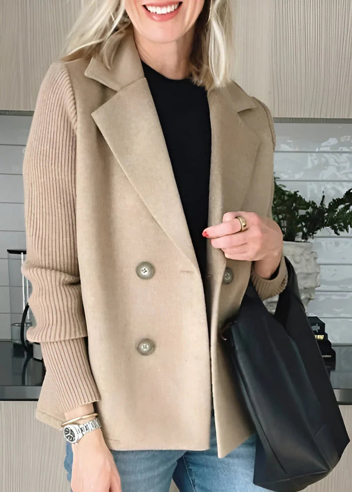 Drune | Schicker Doppelreiher-Mantel für Frauen - Warme Winter-Eleganz