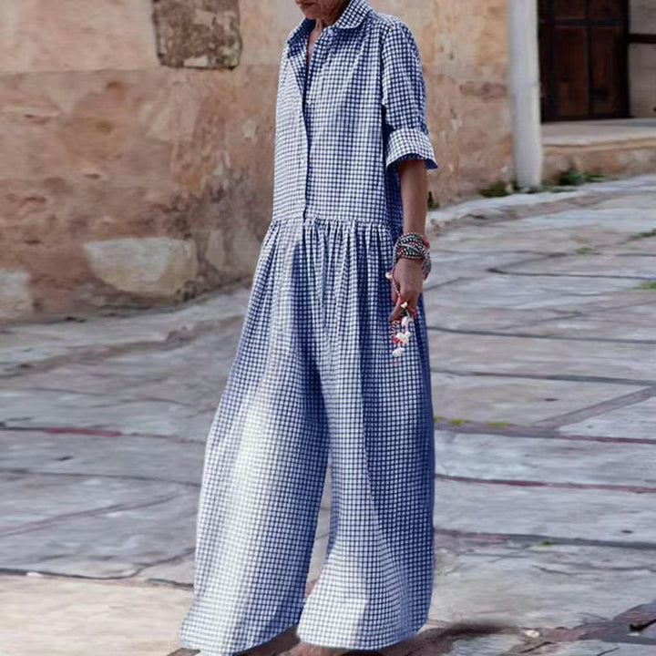 Drune | Lässiger Weicher Sommerlicher Jumpsuit Damen