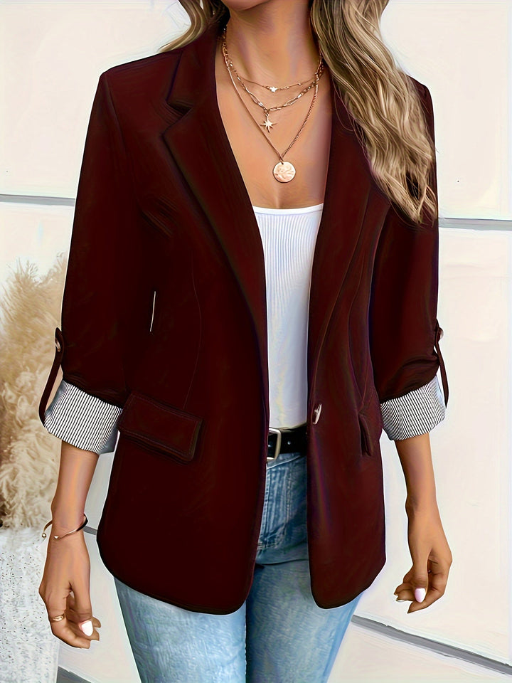 Drune | Eleganter Blazer Mit Lässiger Passform Für Damen