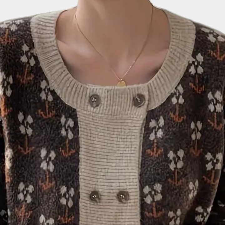 Drune | Edle Elegante Strickjacke Für Damen Für Büro