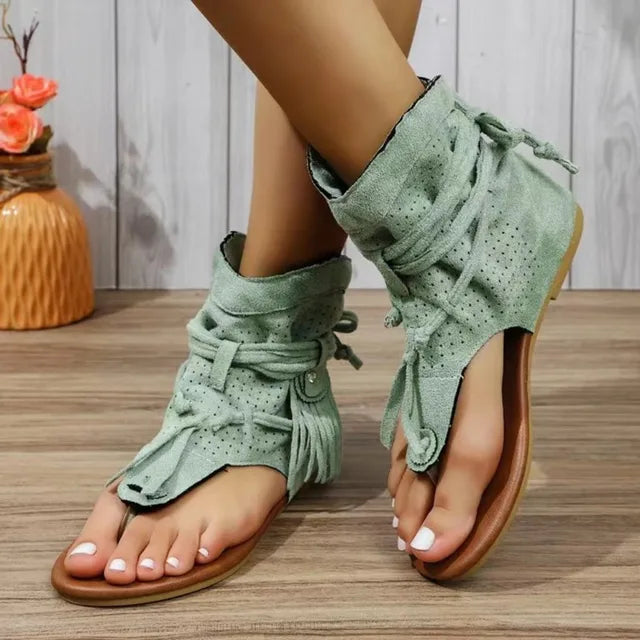 Drune | Retro Vintage Wild Frauen Sandalen