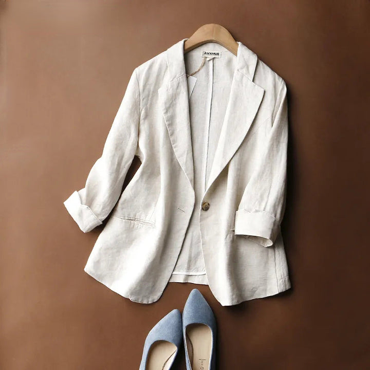 Drune | Daly Chic Minimalist Leinen Blazer