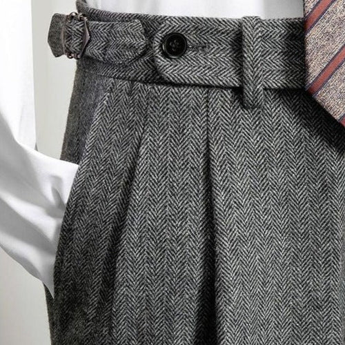Drune | Wollhose Mit Gürtel Für Herren