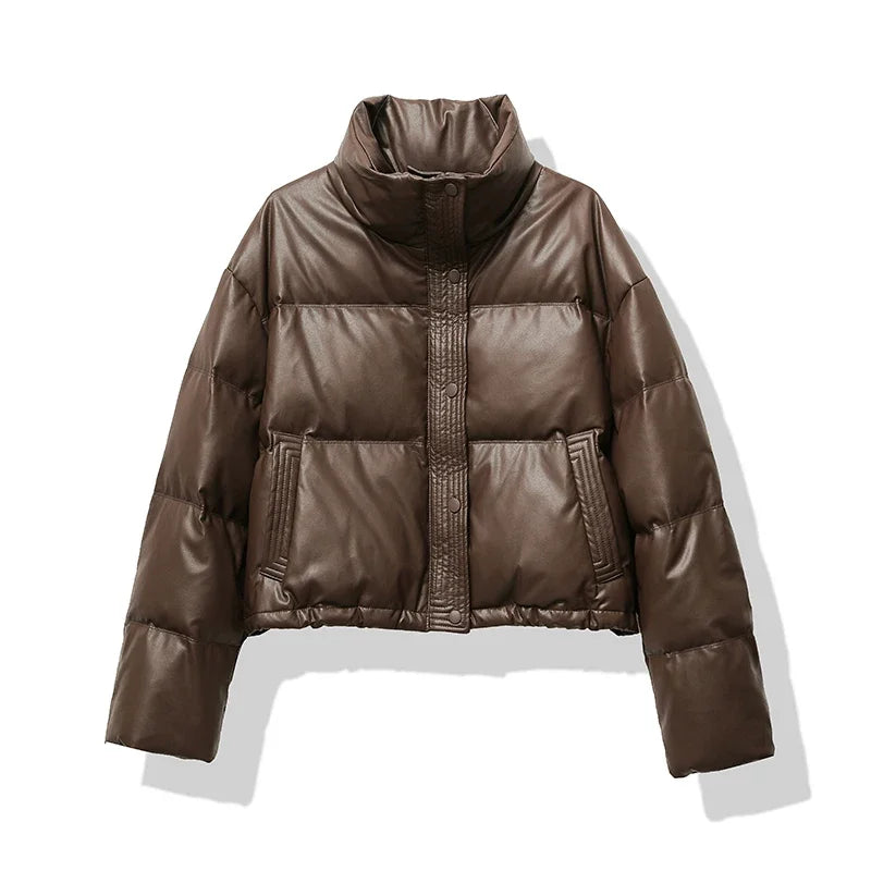 Drune | Stylische Schwarze Daunenjacke für Frauen Gemütliche Winterwärme