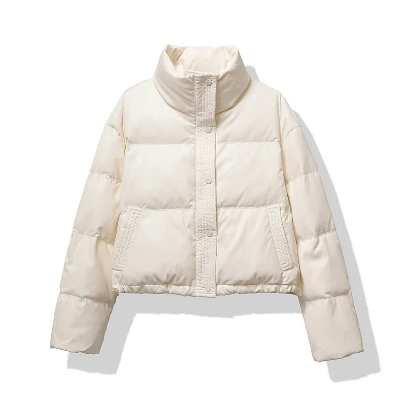 Drune | Stylische Schwarze Daunenjacke für Frauen Gemütliche Winterwärme