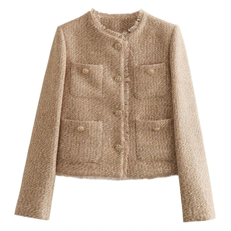 Drune | Trendy Gekürzte Damenjacke für Herbst und Winterkomfort