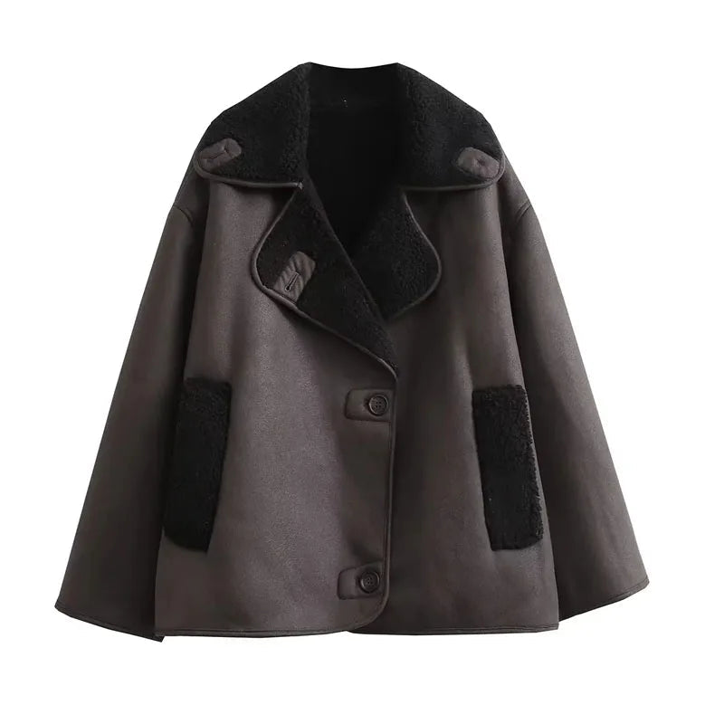 Drune | Premium Damen Lederjacke für eleganten Winterstil