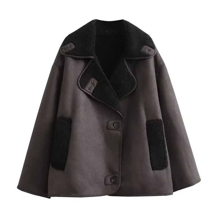 Drune | Premium Damen Lederjacke für eleganten Winterstil