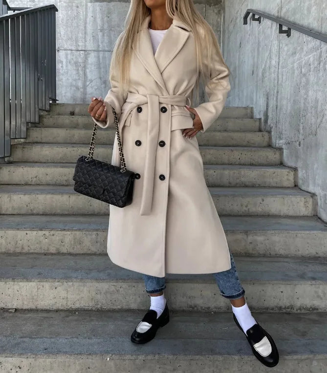 Drune | Schicker Maßgefertigter Mantel für Frauen Warmer und Klassischer Winterlook
