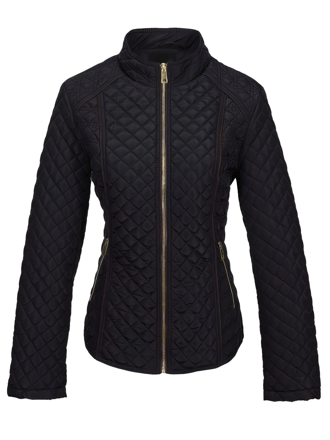 Drune | Damen Gefütterte Winterjacke mit Reißverschluss und Luxuriösem Material