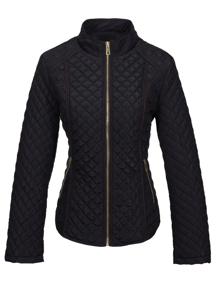 Drune | Damen Gefütterte Winterjacke mit Reißverschluss und Luxuriösem Material