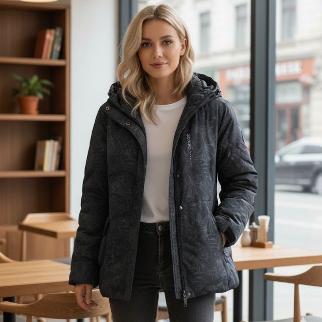 Drune | Damen Jacke Wasserfest und Winddicht Schick und Bequem