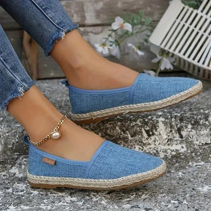Drune | Espadrilles, Flach, Leicht, Segeltuchschuhe, Schuhe für Den Sommer