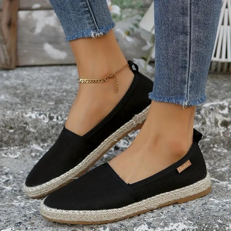Benedita | Espadrilles, flache, leichte Schuhe aus Segeltuch Drune