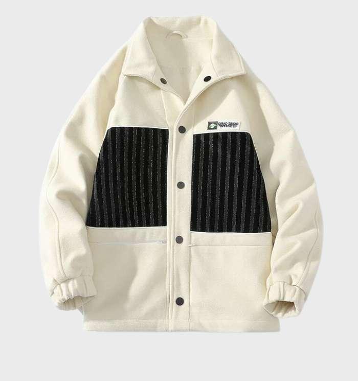 Drune | Einfache Einfarbige Jacke Mit Strumpfhosen