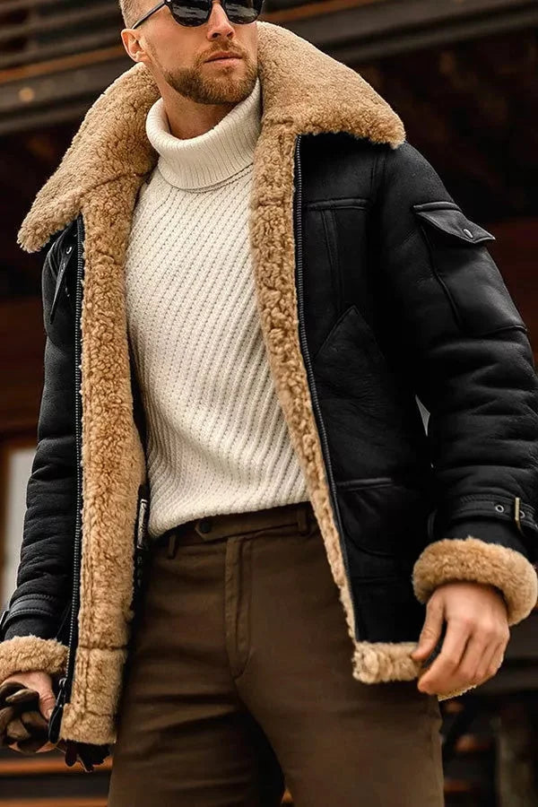 Drune | Klassische Lederjacke mit polierter Ausstrahlung