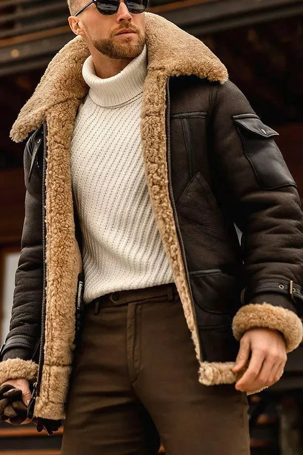 Drune | Klassische Lederjacke mit polierter Ausstrahlung