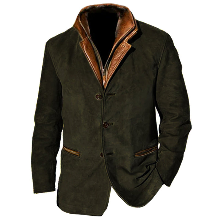 Drune | Klassische Weiche Wildlederjacke