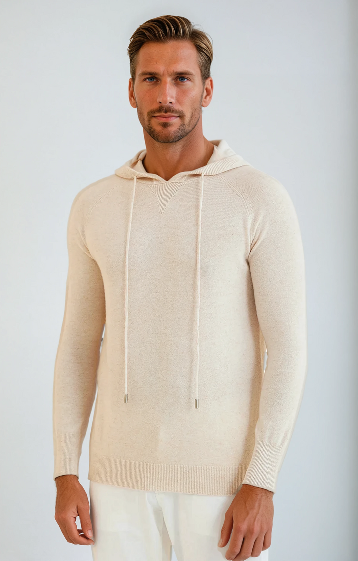 Drune | Anspruchsvoller Herren Hoodie aus reinem Kaschmir