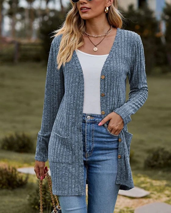 Drune | Langärmelige Damen-Strickjacke