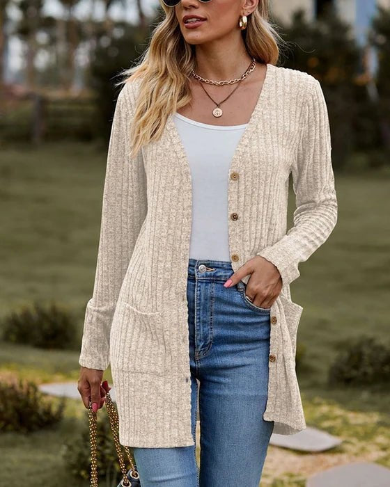 Drune | Langärmelige Damen-Strickjacke