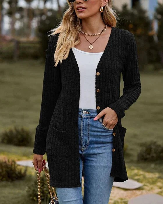 Drune | Langärmelige Damen-Strickjacke
