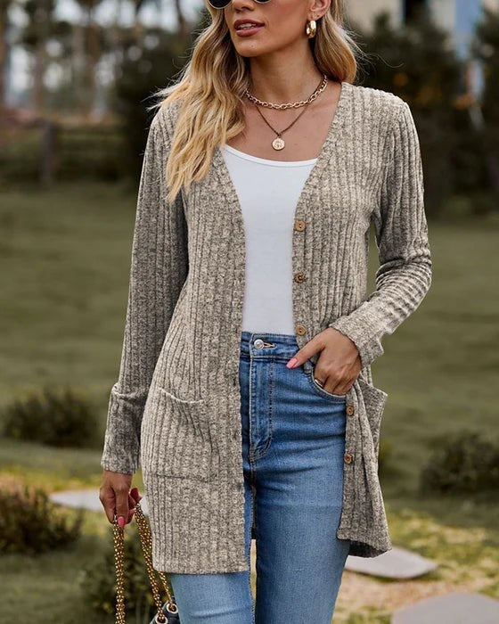 Drune | Langärmelige Damen-Strickjacke