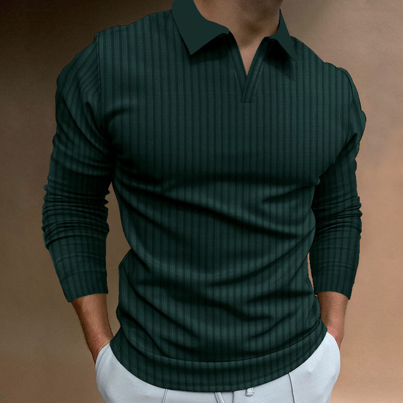 Drune - Lässiger Herrenpullover mit V-Ausschnitt