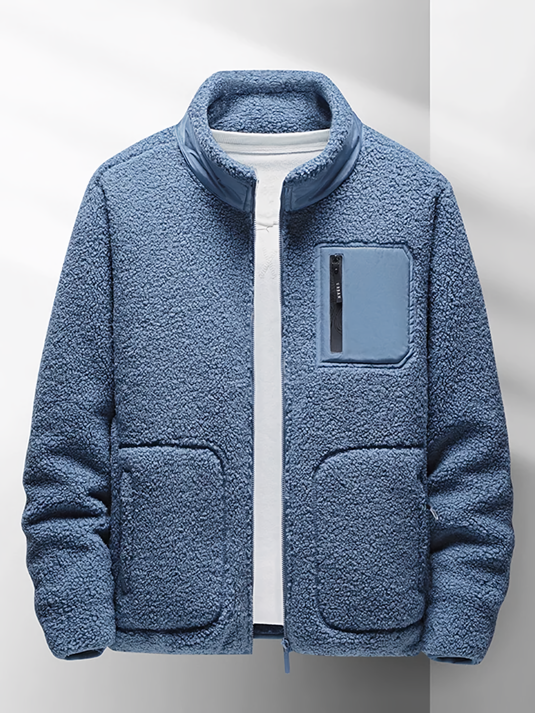 Drune | Herren Freizeit Zip-Jacke - Hoher Kragen
