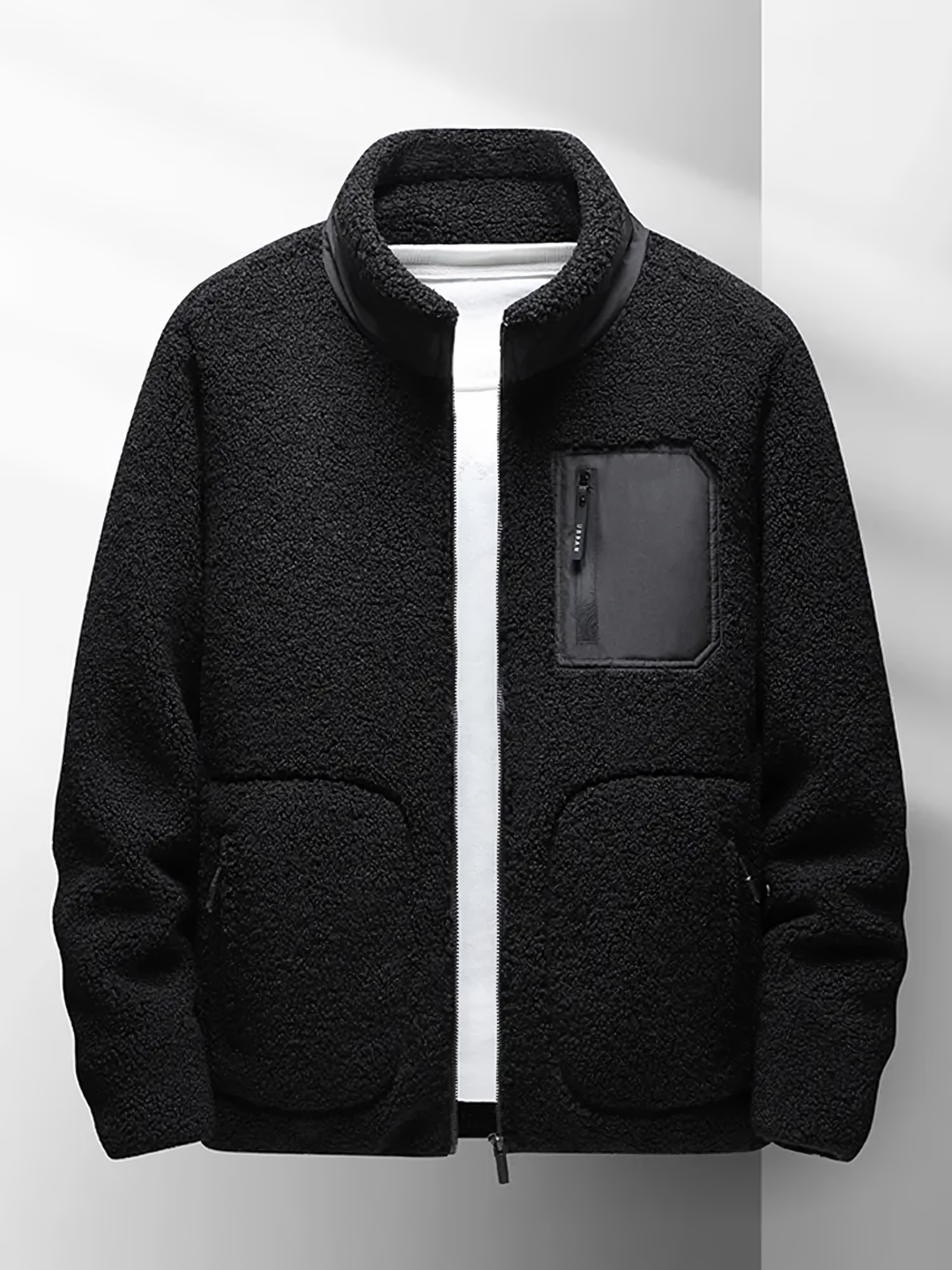 Drune | Herren Freizeit Zip-Jacke - Hoher Kragen