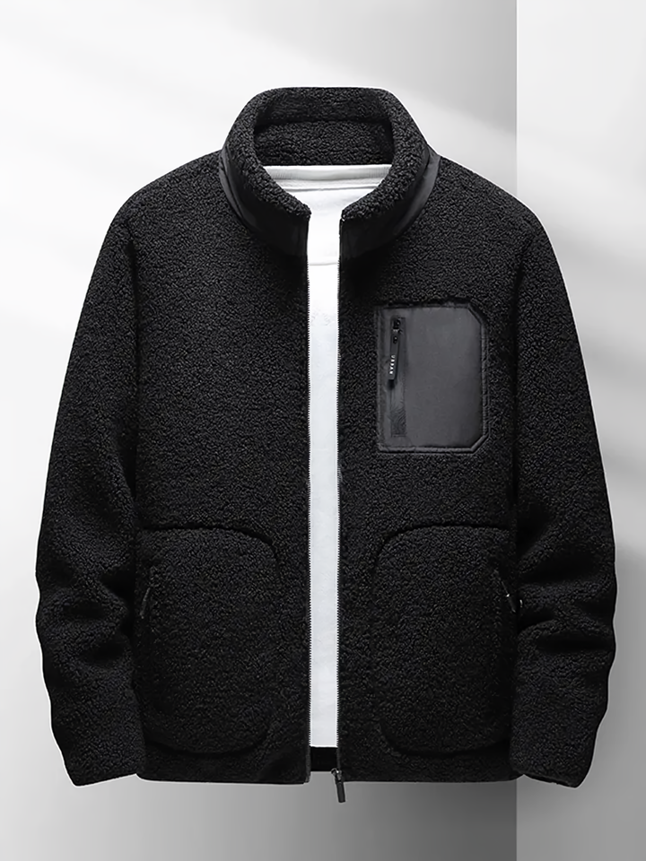 Drune | Herren Freizeit Zip-Jacke - Hoher Kragen