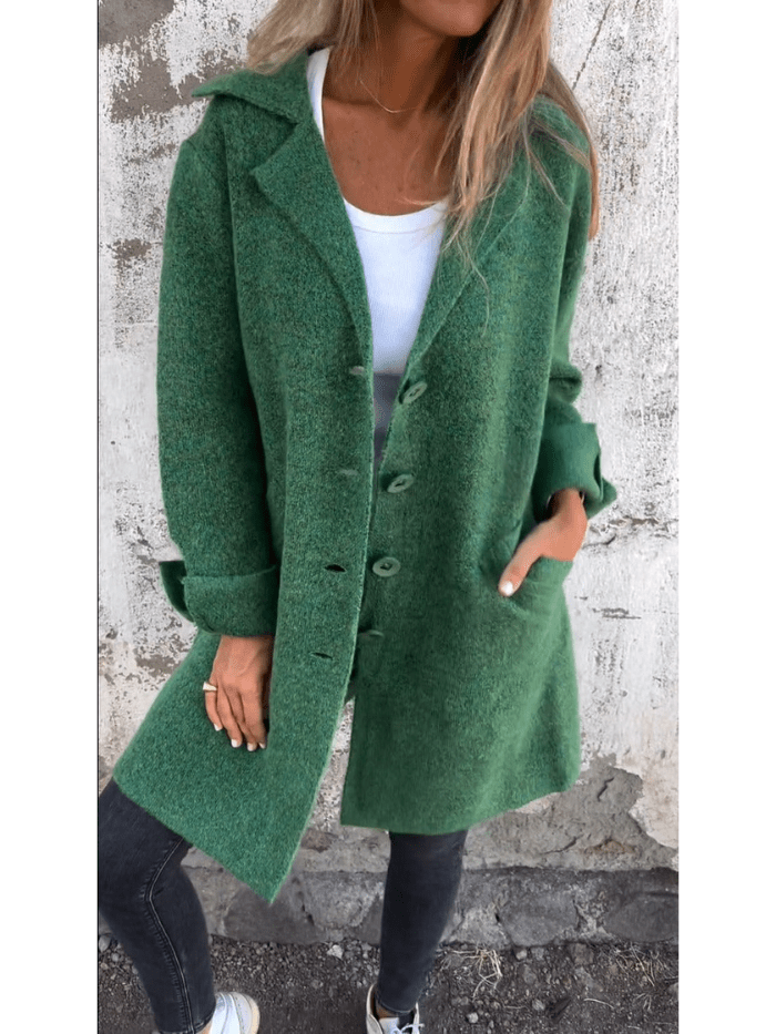Drune | Button-Up Cardigan Mantel - Oversized Fit - Gemütlich & Schick - Lässiges Schichten