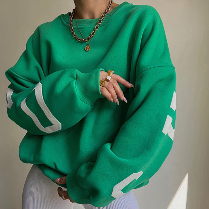 Drune | Pullover mit Buchstabenaufdruck