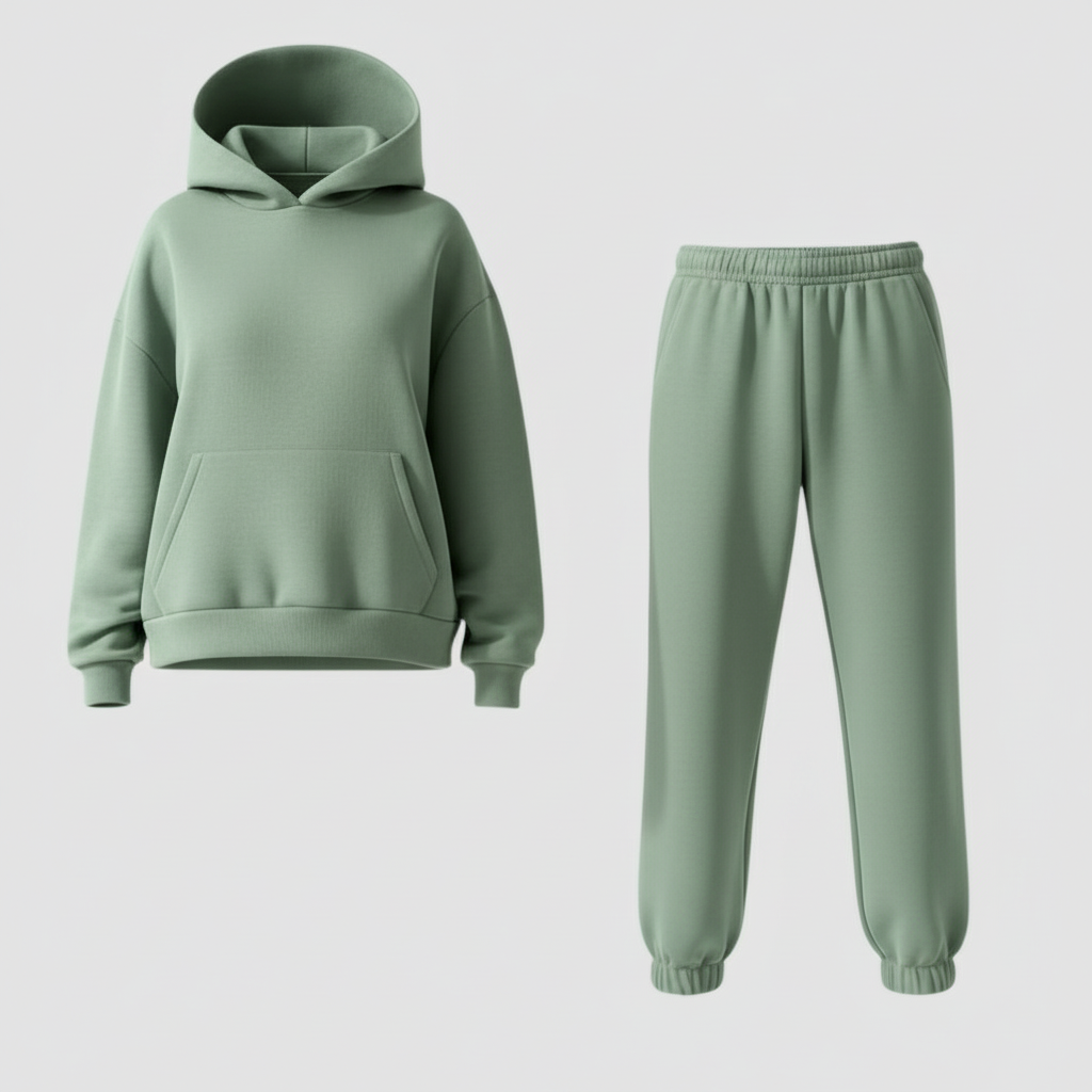 Jogging Set Damen Komfort Weiches Set Loungewear | Drune