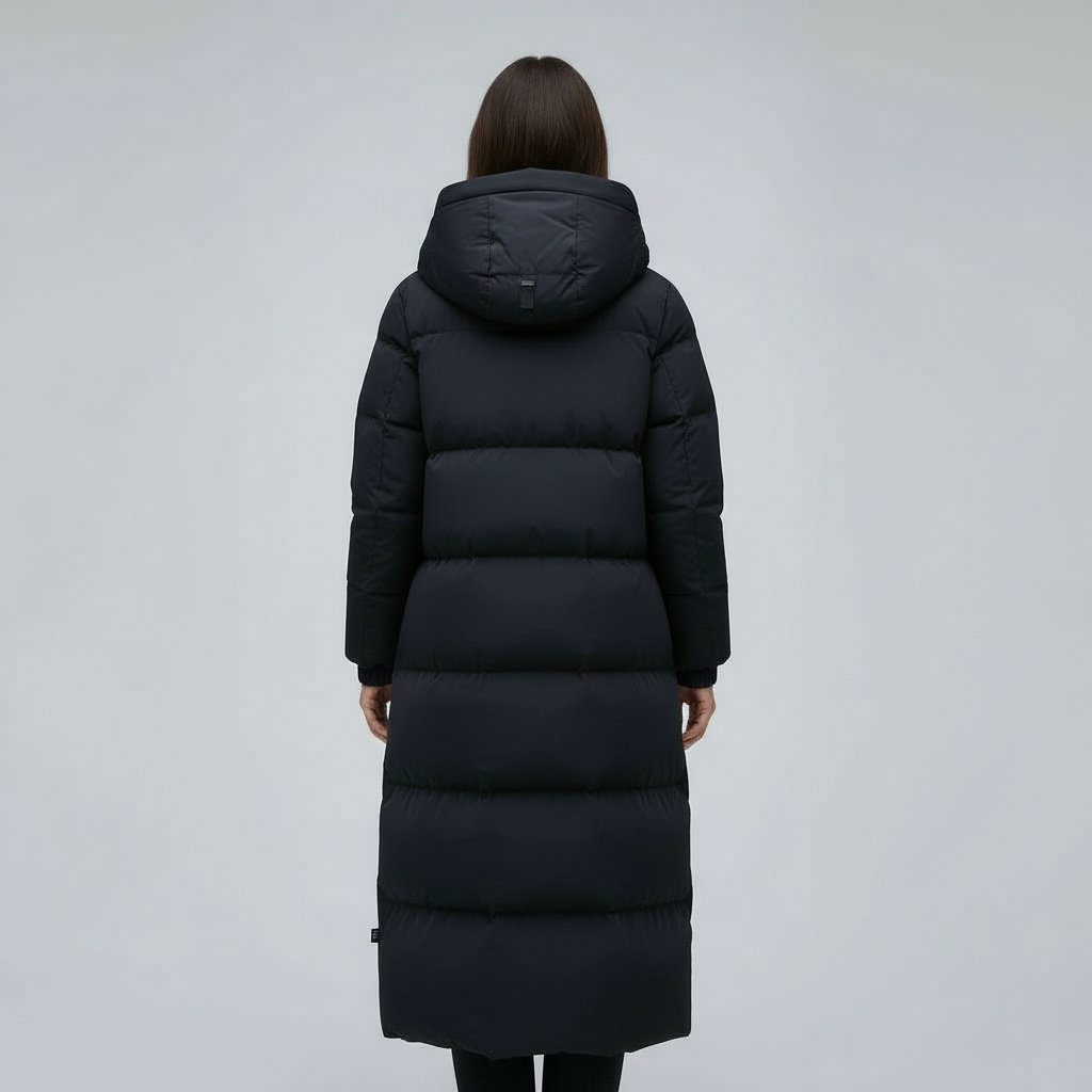 Winddichte Lange Winterjacke Damen | Drune