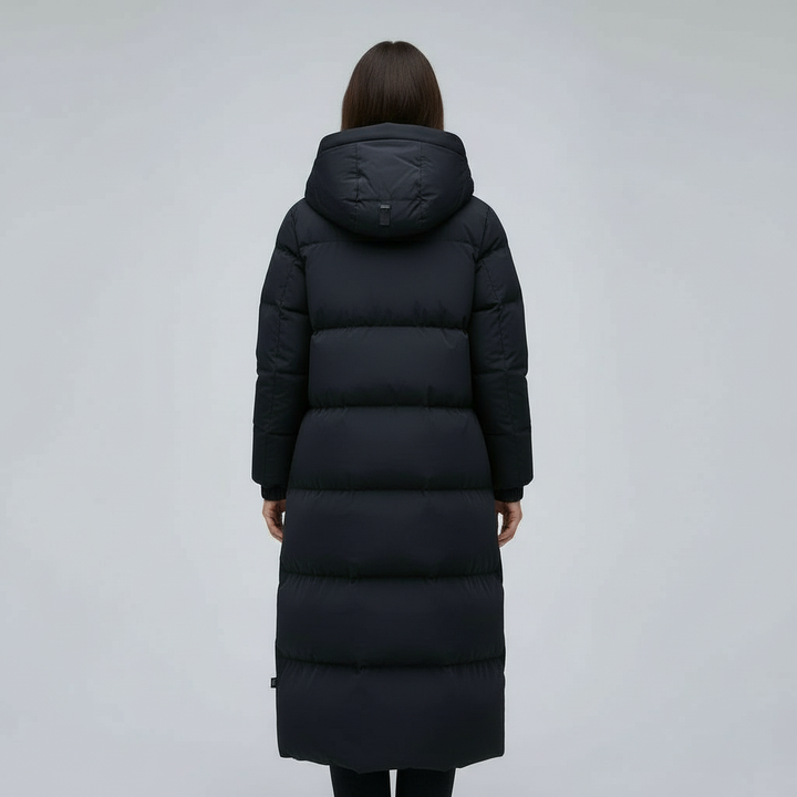 Winddichte Lange Winterjacke Damen | Drune
