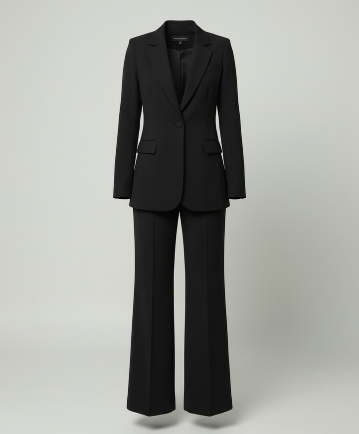 Drune | Damenanzug 2-teilig - Eleganter Blazer und Weite Hose Set