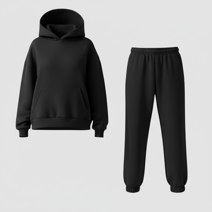 Jogging Set Damen Komfort Weiches Set Loungewear | Drune