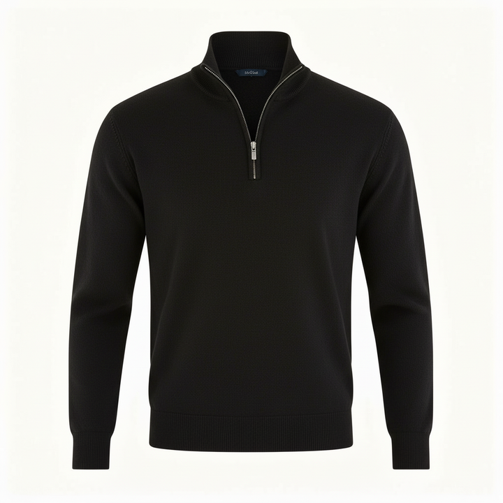 Eleganter Merino Komfort Pullover Damen Reißverschluss Moderne Strickware | Drune