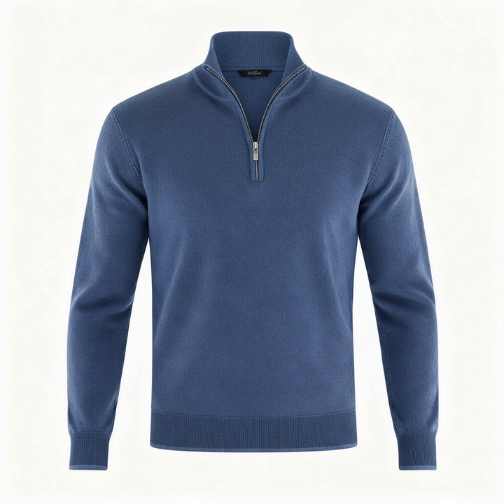 Eleganter Merino Komfort Pullover Damen Reißverschluss Moderne Strickware | Drune