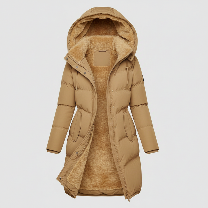 Luxuriöse Isolierte Jacke Damen Komfort Warme Jacke Baumwolle | Heidi-Mode