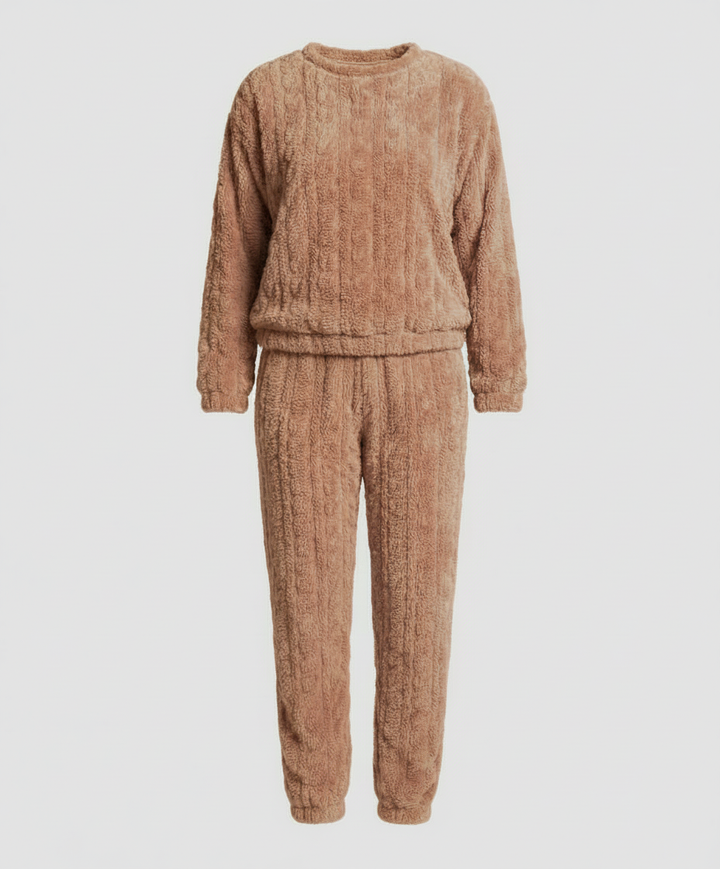 Kuscheliges Damen Fleece-Pyjama-Set | Drune