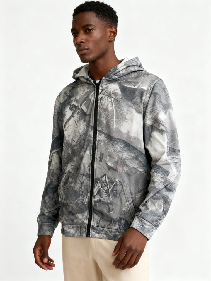 Drune | Camo Kapuzenpulli Übergröße Komfort Und Stylischer Camo Look