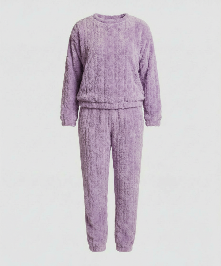 Kuscheliges Damen Fleece-Pyjama-Set | Drune