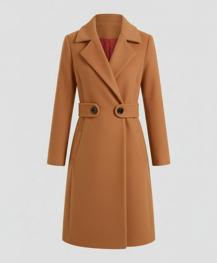 Slim Wollmantel Damen Winter | Drune