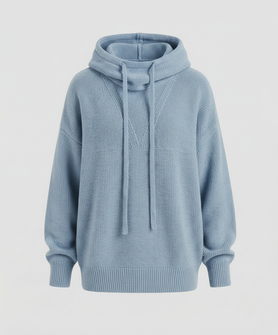 Lässiger, stilvoller Pullover mit Stapelkragen | Drune