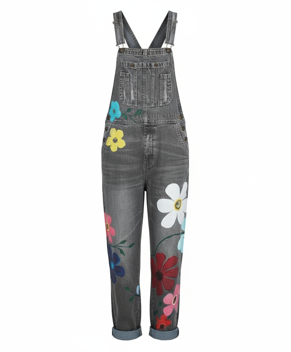 Ärmelloser Denim-Overall Damen | Drune